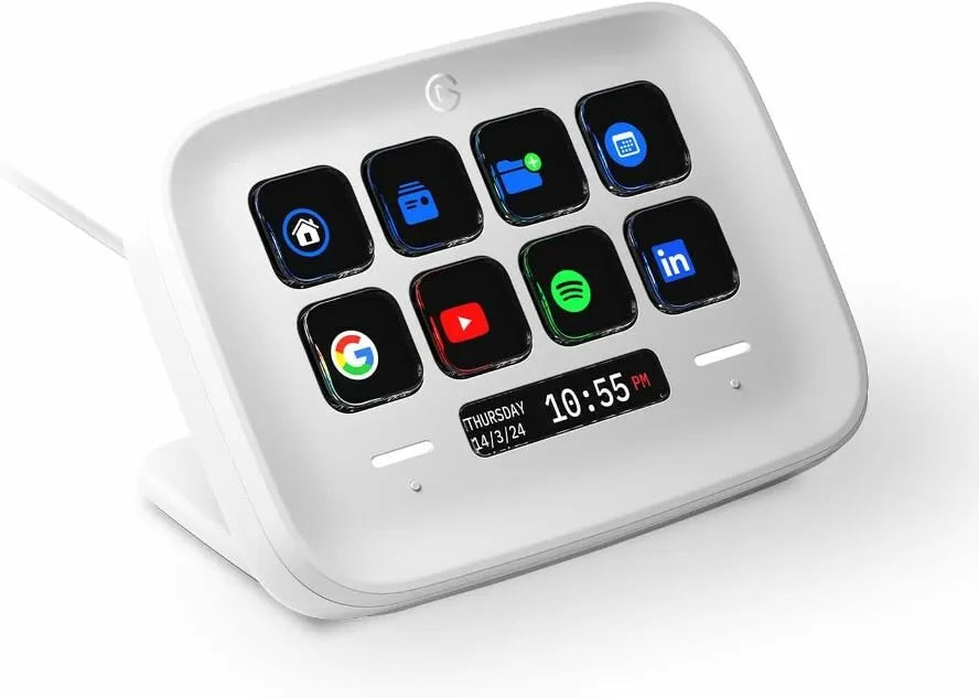 Elgato Stream Deck Neo - 8 x customizable LCD keys; 2 x Touch Points; Customizable Infobar.
