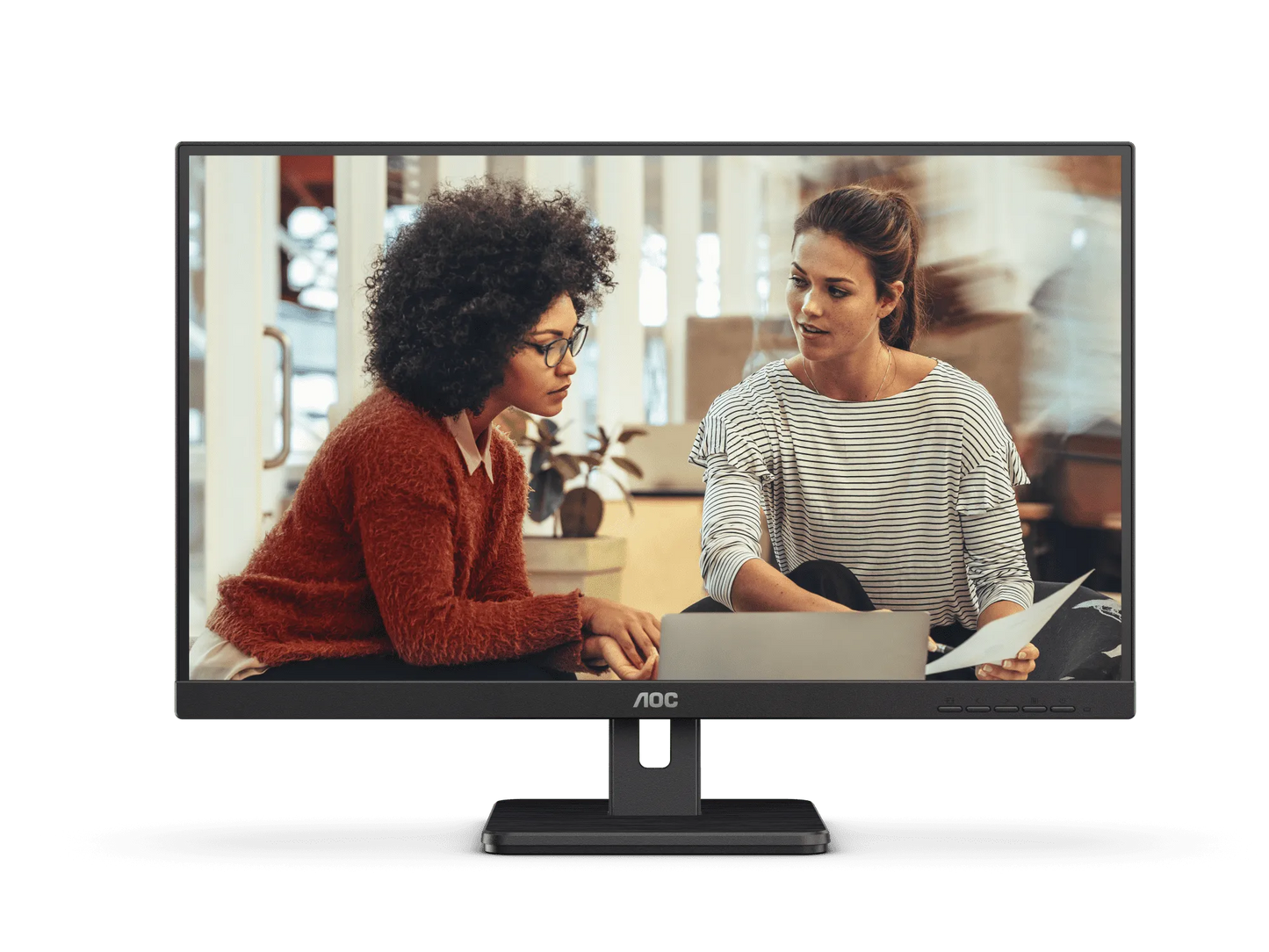 AOC 24E3H2 Monitor|23.8 inch|IPS FHD 1920x1080 100hz|HDMIx2|VESA|Flicker Free;|Low Blue Mode|Internal Power Supply|Adaptive Sync