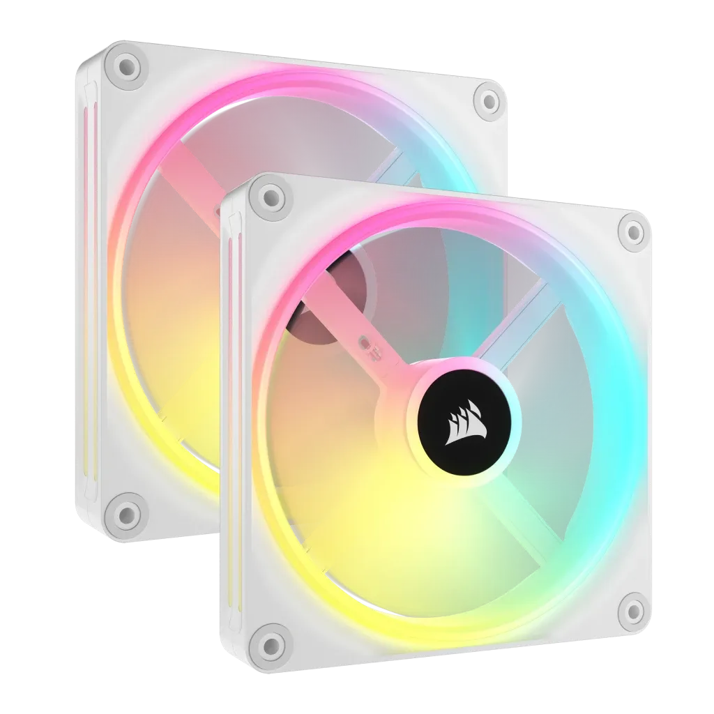 Corsair iCUE LINK QX140 RGB 140mm PWM Fans Starter Kit - White