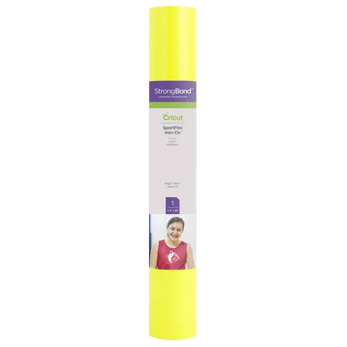 2004430 - Cricut Sportflex Iron-On 29X60cm (Bright Yellow)