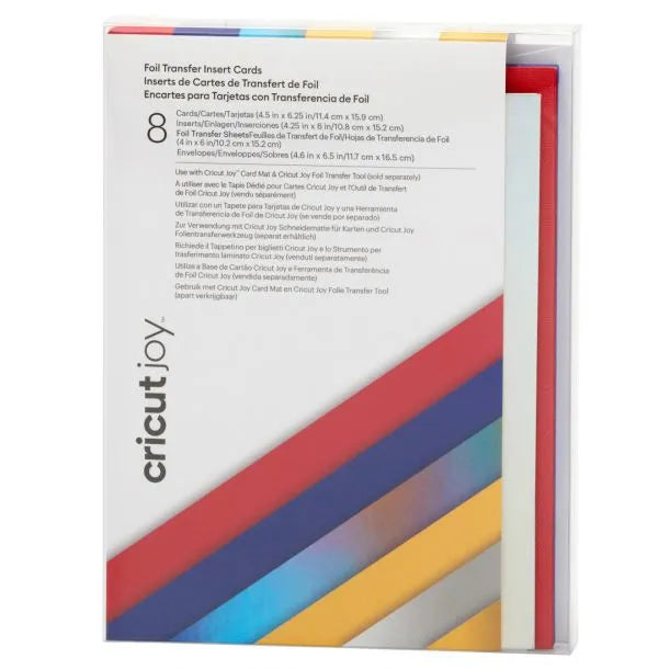 2009207 - Cricut Insert Cards Foil Celebration R30 (11;4 Cm X 15;9 Cm) 8-Pack