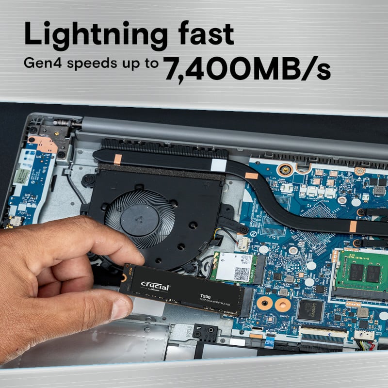 Crucial T500 500GB M.2 NVMe Gen4 NAND SSD