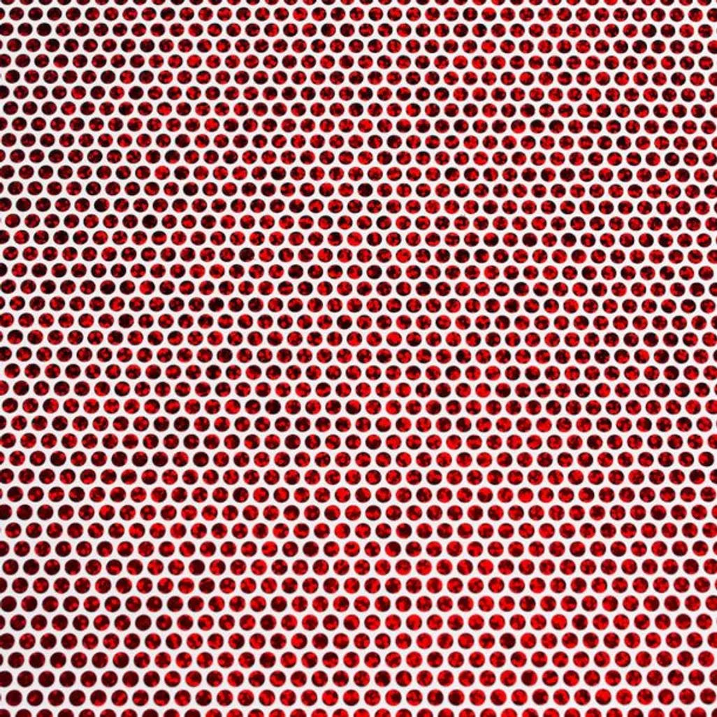 2006982: Cricut holo Sparkle Iron-On 12x24'' (Mosaic Circles Red)