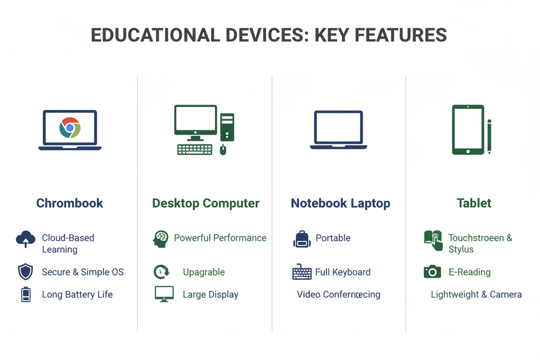 Chromebooks or Desktops or Notebooks or Tablets?