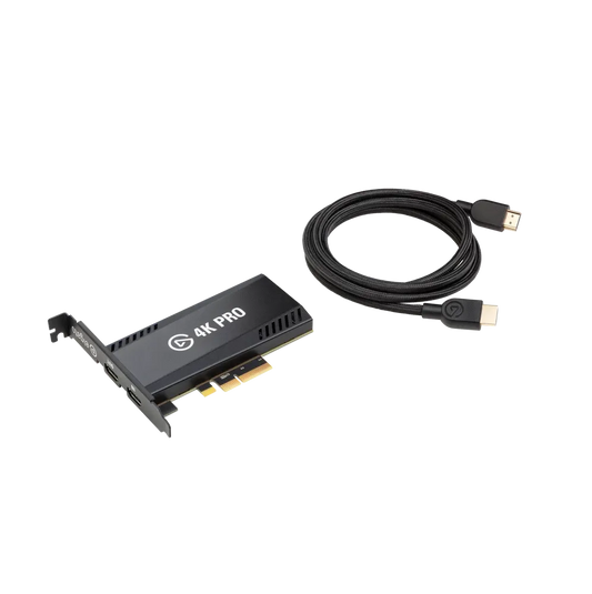 Elgato Game Capture 4K Pro - 8K60 Passthrough; 4K60 Capture; PCIe 2.0 x4; HDMI 2.1.
