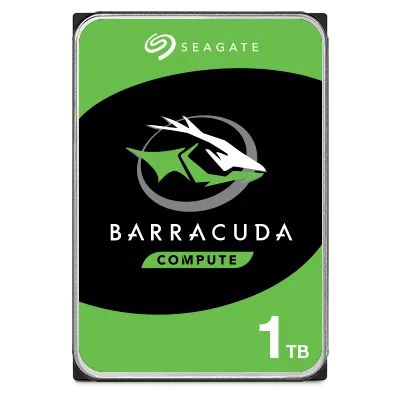 Seagate Barracuda ST1000DM014 1TB 3.5'' HDD Desktop Internal drives; SATA 6GB/s Interface; 210MB/s Sustained TR; 64MB cache; RPM