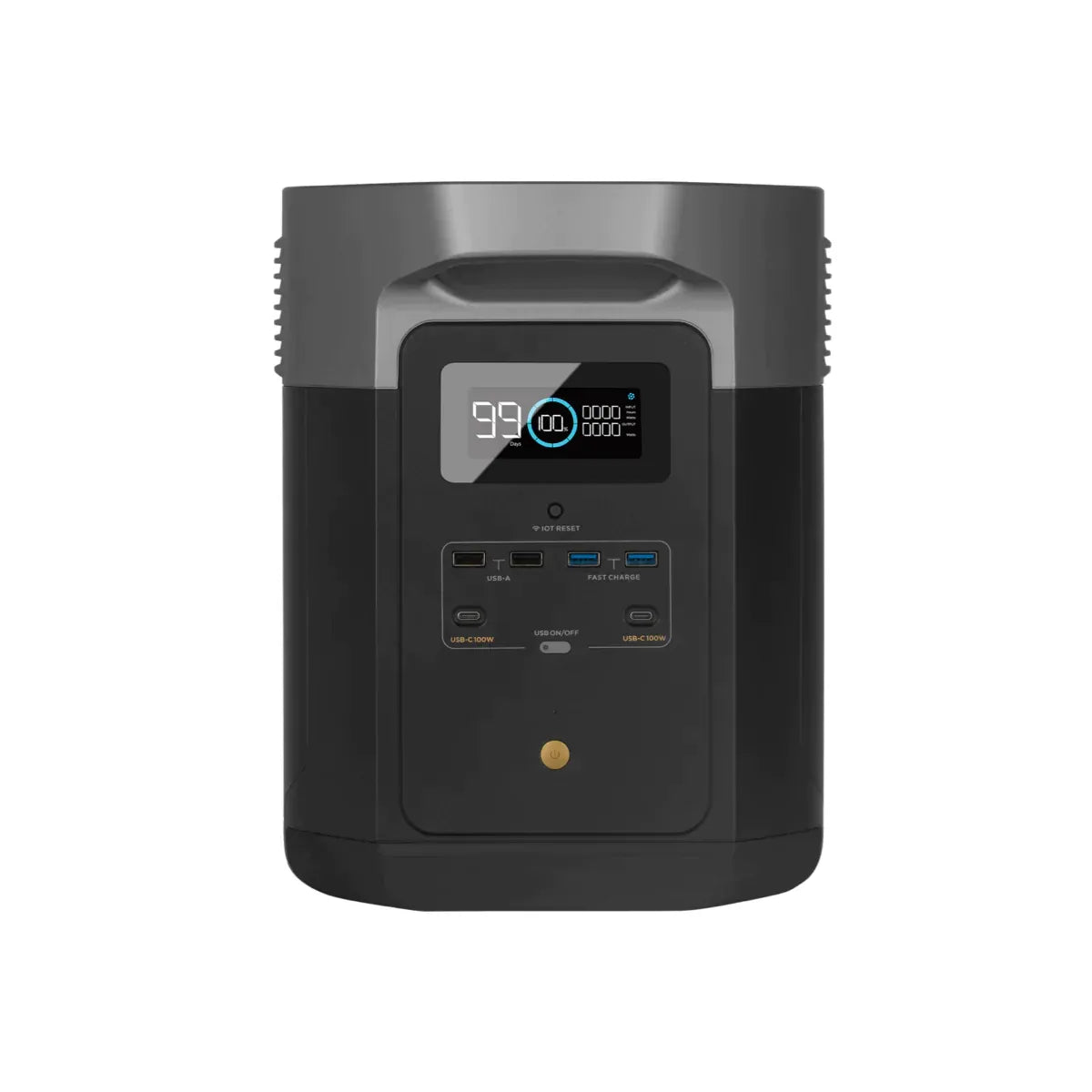 ECOFLOW DELTA MAX 2000 Portable Power Station - 2400W output; 2016Wh Battery; 800W Solar - Int Socket