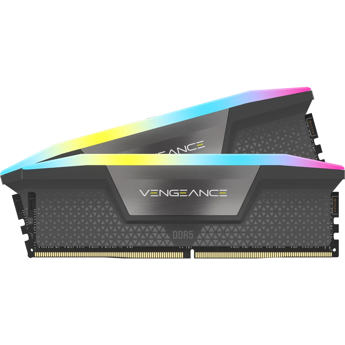 Corsair VENGEANCE RGB DDR5 64GB (2x32GB) DDR5 5200 CL40-40-40-77 1.25V AMD EXPO & Intel XMP - Grey.