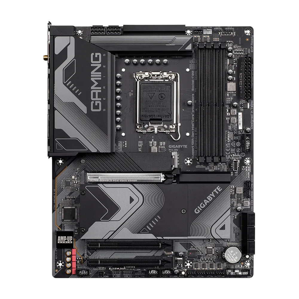 GIGABYTE Motherboard Gaming Intel® Z790 Chipset for LGA 1700; 4x DDR5; 4x M2 G4 ; WiFi+BT; HDMI/DP; ATX.