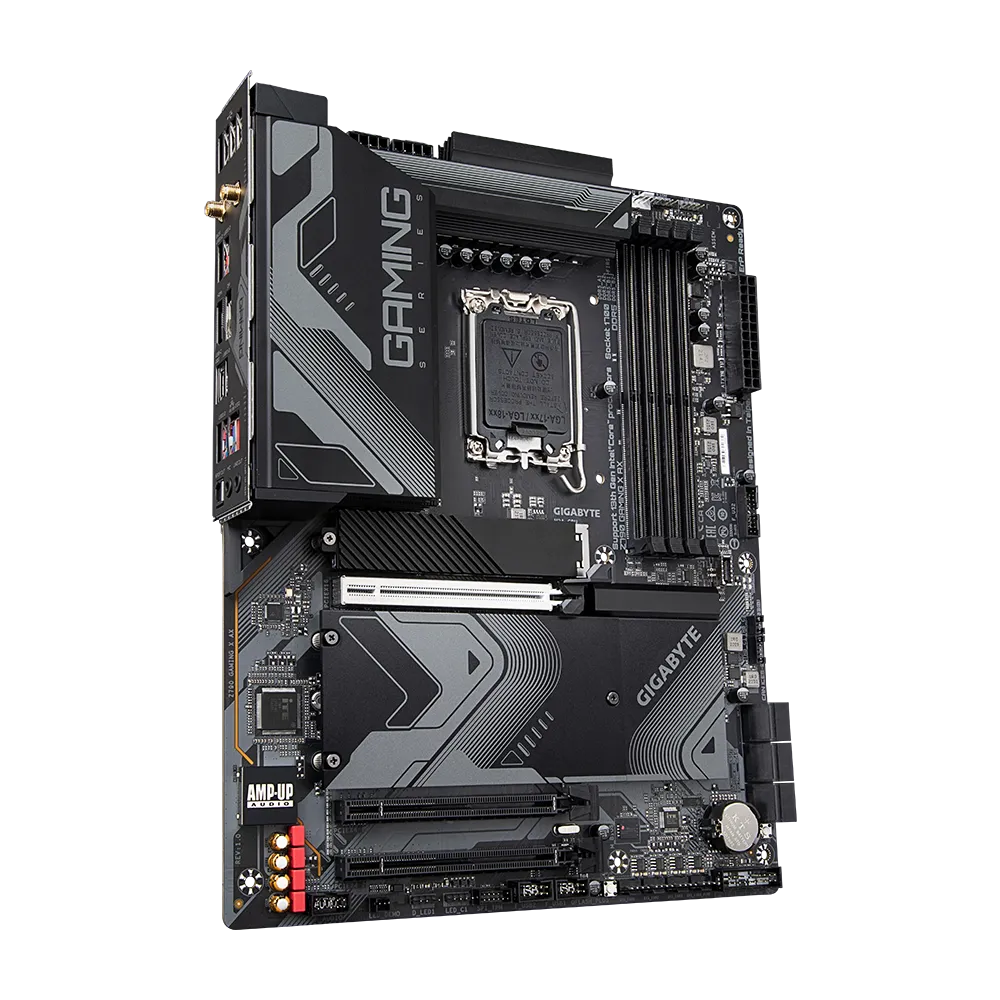 GIGABYTE Motherboard Gaming Intel® Z790 Chipset for LGA 1700; 4x DDR5; 4x M2 G4 ; WiFi+BT; HDMI/DP; ATX.