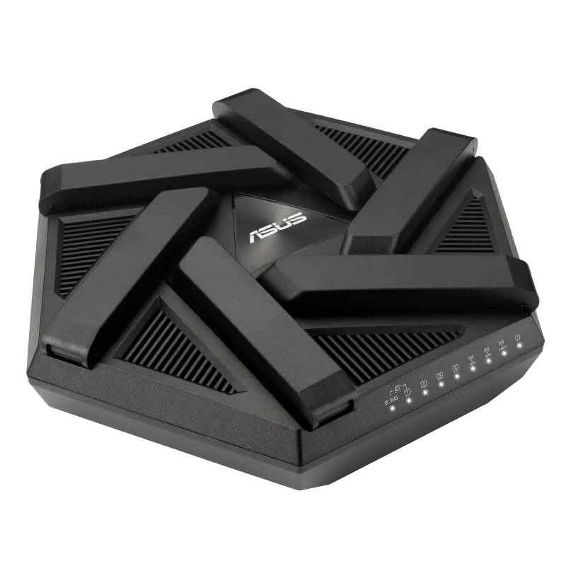 ASUS ROUTER/Gaming/574+4804+2402Mbps/2.4GHz2x2/5GHz4x4/6GHz2x2/2xWAN/5xLAN/1xUSB/AiMesh/AiProtection/MU-MIMO/VPN/Qos90IG07B0-MU9