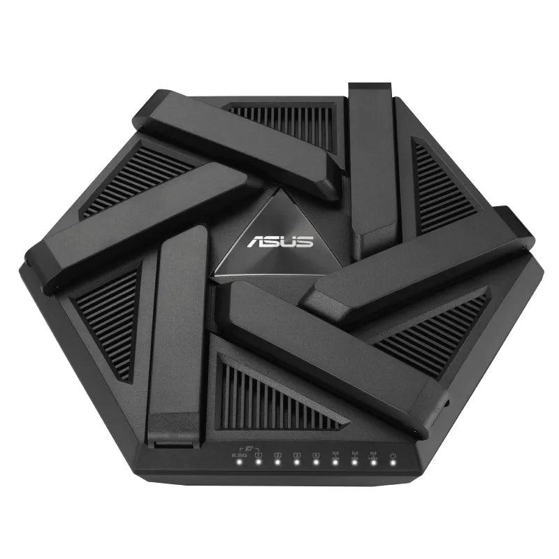 ASUS ROUTER/Gaming/574+4804+2402Mbps/2.4GHz2x2/5GHz4x4/6GHz2x2/2xWAN/5xLAN/1xUSB/AiMesh/AiProtection/MU-MIMO/VPN/Qos90IG07B0-MU9