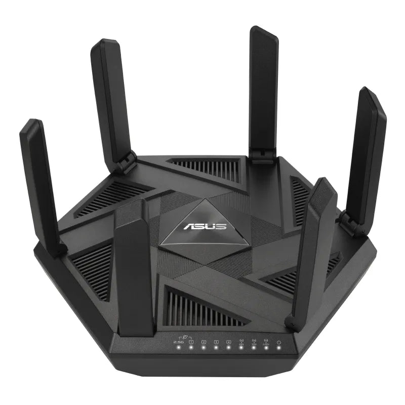 ASUS ROUTER/Gaming/574+4804+2402Mbps/2.4GHz2x2/5GHz4x4/6GHz2x2/2xWAN/5xLAN/1xUSB/AiMesh/AiProtection/MU-MIMO/VPN/Qos90IG07B0-MU9