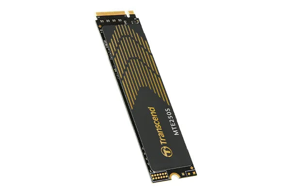 TRANSCEND 4TB MTE250S PCI-E  GEN 4X4 M.2 NVMe 2280 SSD 3D TLC -7500 MB/s Read 6700 MB/s Write- with Heat Spreader - 3120 TBW
