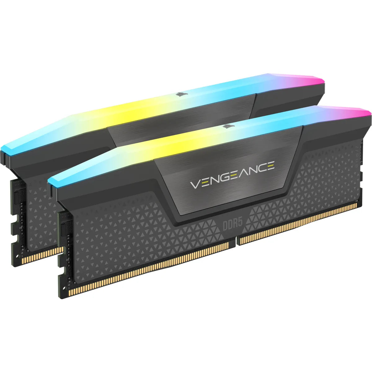 Corsair VENGEANCE RGB DDR5 64GB (2x32GB) DDR5 5200 CL40-40-40-77 1.25V AMD EXPO & Intel XMP - Grey.