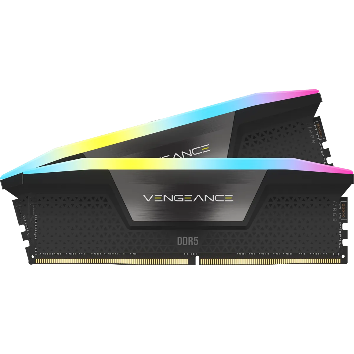 CORSAIR VENGEANCE RGB DDR5 32GB (2 x 16GB) DDR5 5600 CL40-40-40-77 1.25V Intel XMP - BLACK