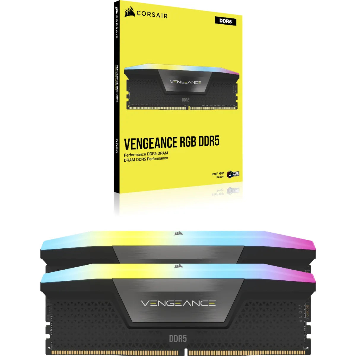 Corsair VENGEANCE® RGB 48GB (2 x 24GB) DDR5 DRAM 7000MHz C40 Memory Kit; 40-52-52-114; 1.4V