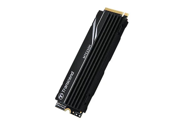 TRANSCEND 4TB MTE250H PCI-E  GEN 4X4 M.2 NVMe 2280 SSD 3D TLC -7200 MB/s Read 6200 MB/s Write -with Heat Sink - 3120TBW