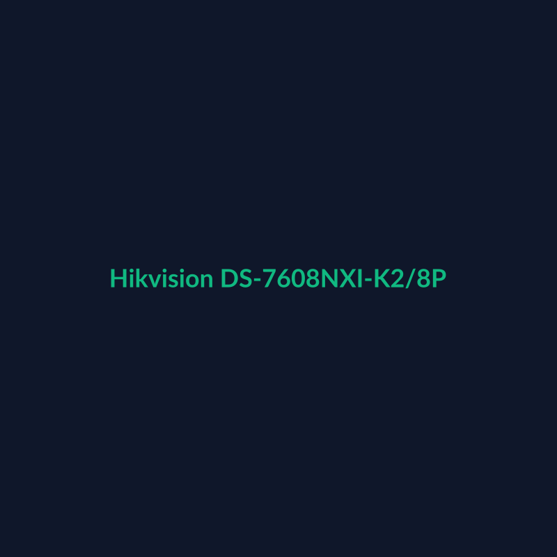 Hikvision 8-Ch PoE AcuSense 4K NVR Network Video Recorder