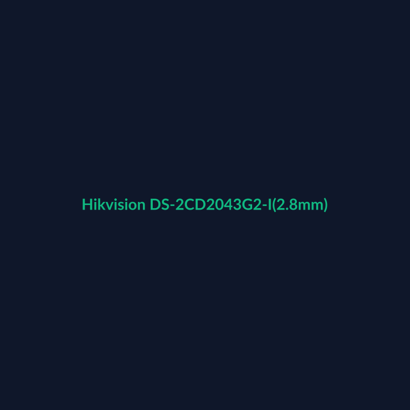 Hikvision 4MP AcuSense Fixed Bullet Network Camera 2.8mm IP67