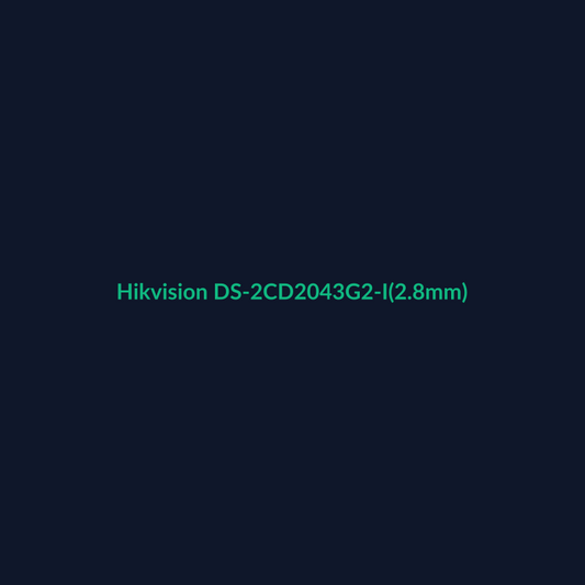 Hikvision 4MP AcuSense Fixed Bullet Network Camera 2.8mm IP67