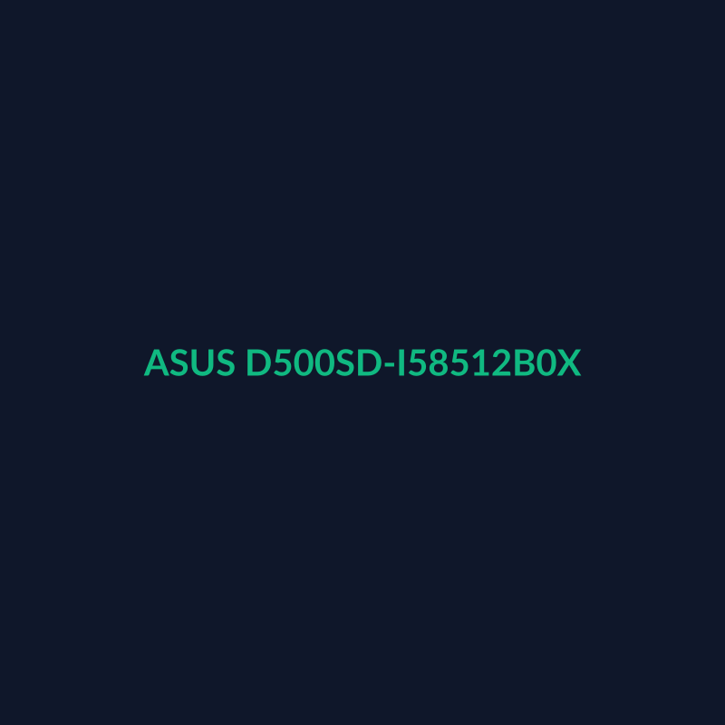 ASUS ExpertCenter D5 SFF Desktop i5-12400 8GB 512GB SSD Win 11 Pro