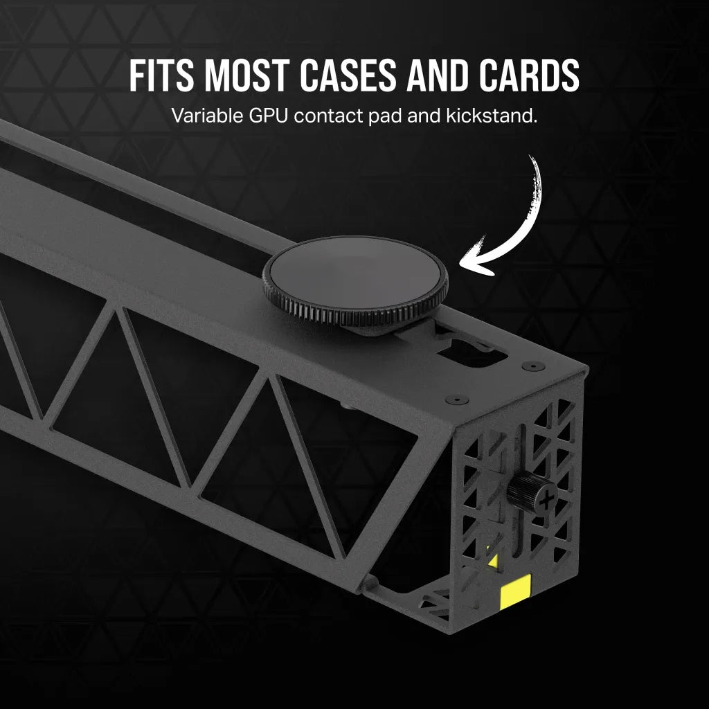 GPU Anti-Sag Bracket; Black