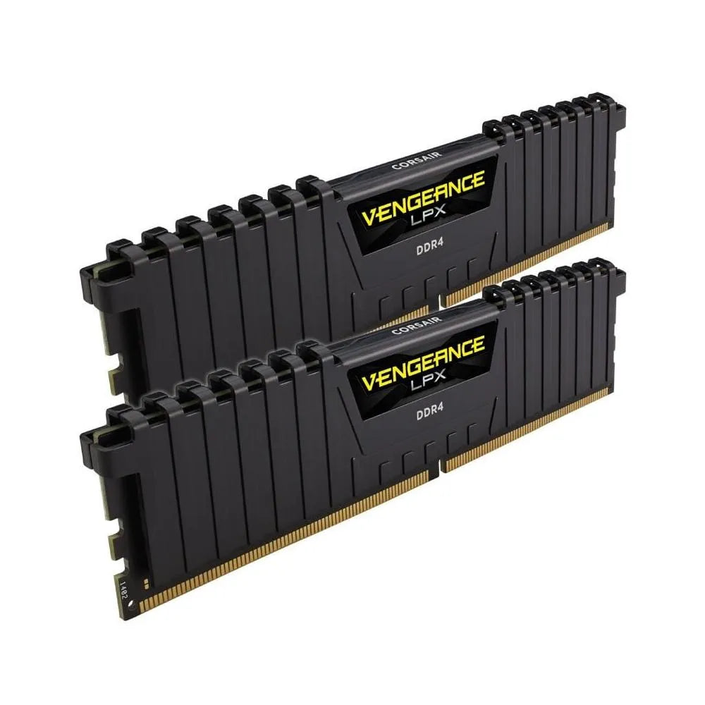 Corsair VENGEANCE® LPX 16GB (2 x 8GB) DDR4 DRAM 3200MHz C16 Memory Kit; 16-20-20-38; 1.35V; Black