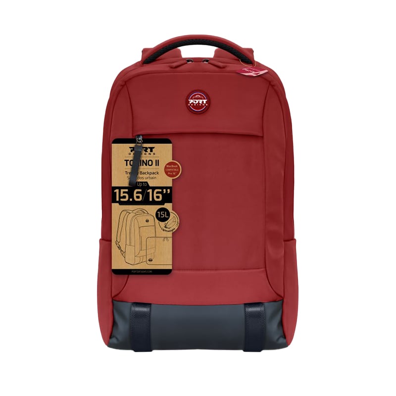 Port Designs Torino II 15.6" Backpack-Red