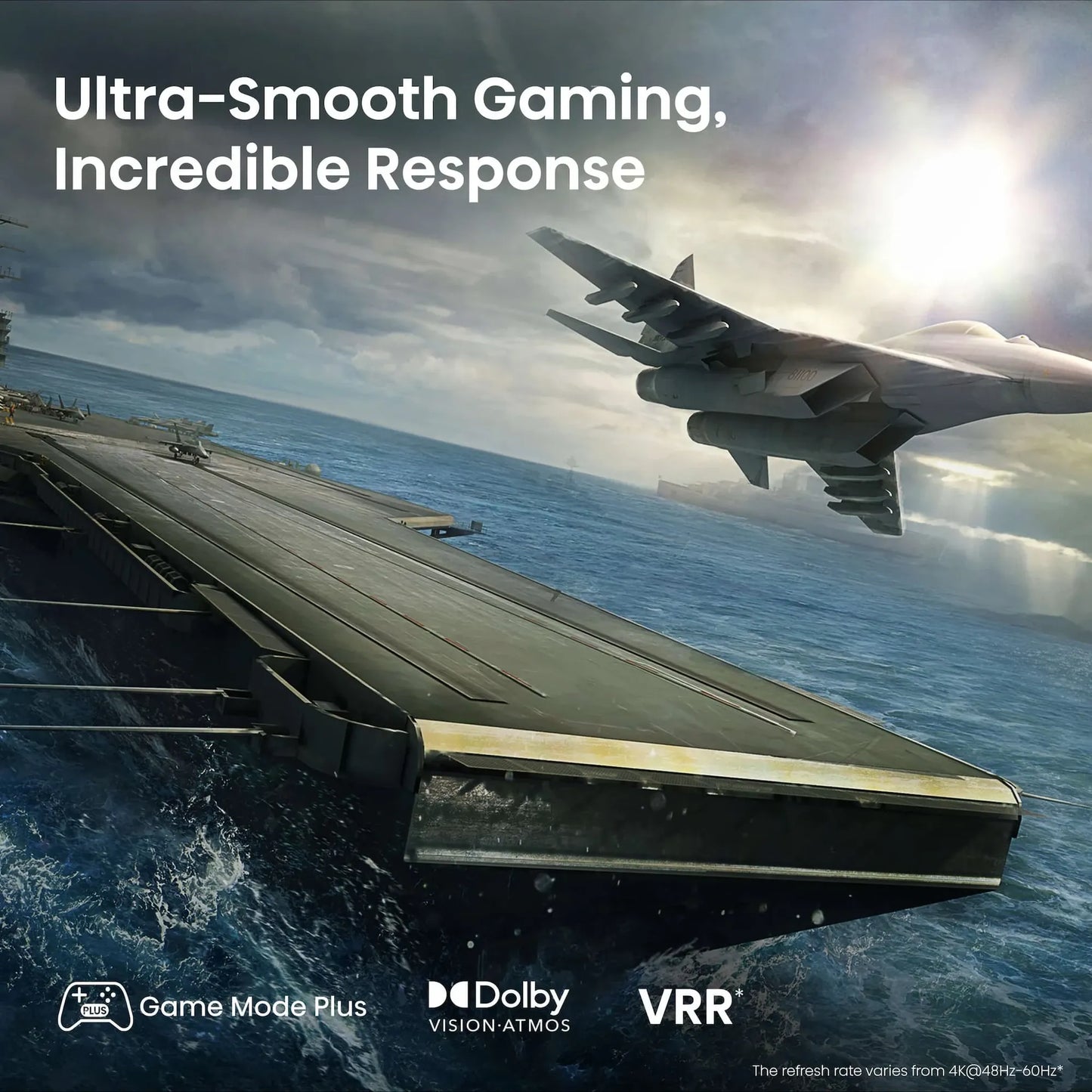 HISENSE LEDN75U6K; 75'' Quantum ULED 4K; Quantum Dot Colour; Dolby Vision; HDR10+; Dolby Atmos; VIDAA Voice; Airplay 2; Game Mod