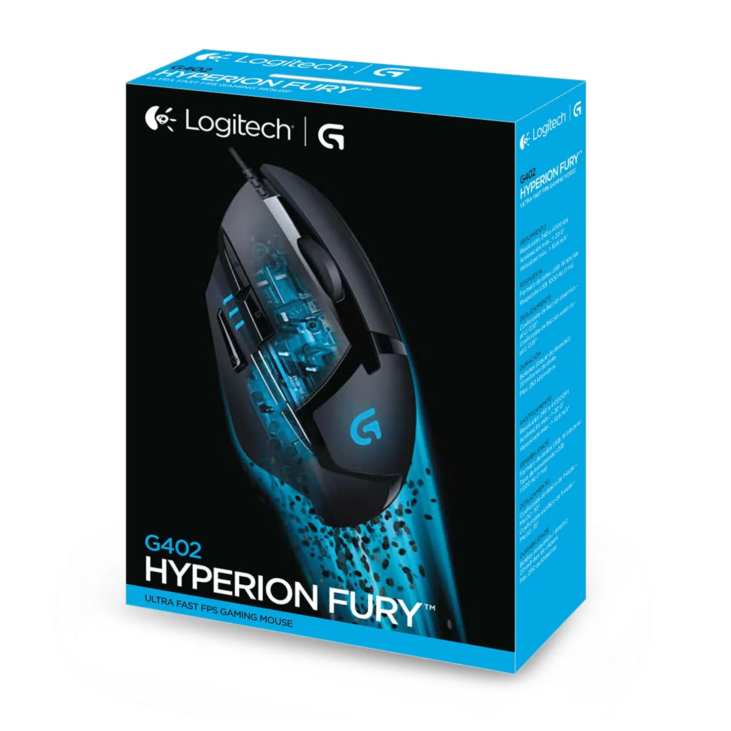 Logitech® G402 Hyperion Fury FPS Gaming Mouse - N/A - USB - N/A - EWR2