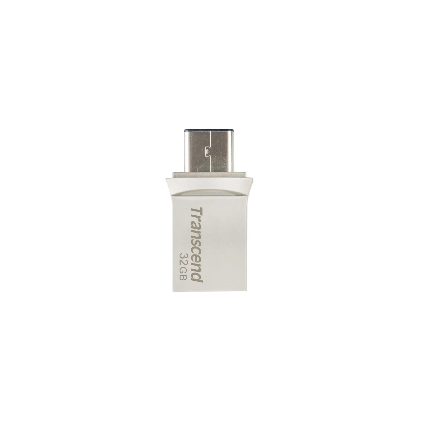 TRANSCEND 64GB JETFLASH 890 USB-C & USB 3.1 OTG FLASH DRIVE - SILVER