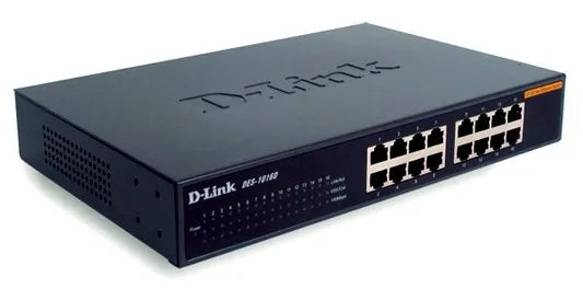 D-LINK 16 PORT 10/100 UNMANAGED SWITCH