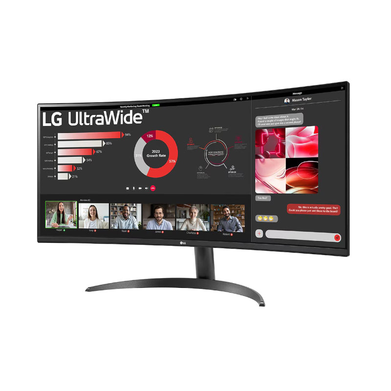 LG 34" Curved VA HDR WQHD Monitor - 100Hz