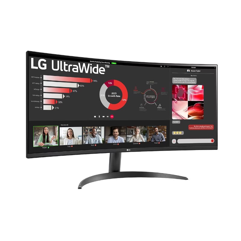 LG 34" Curved VA HDR WQHD Monitor - 100Hz