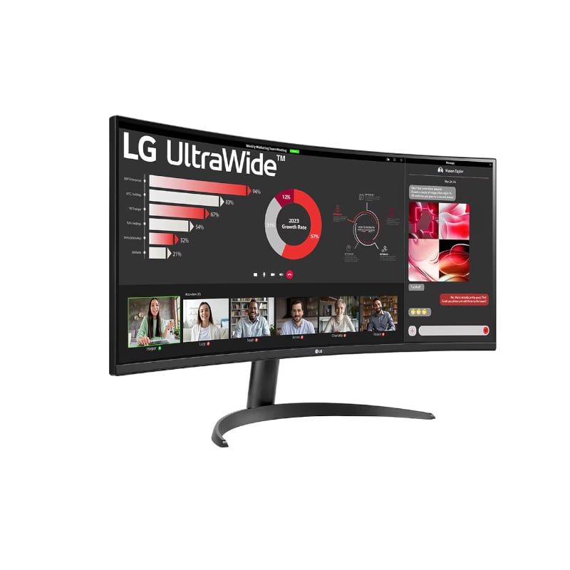 LG 34" Curved VA HDR WQHD Monitor - 100Hz