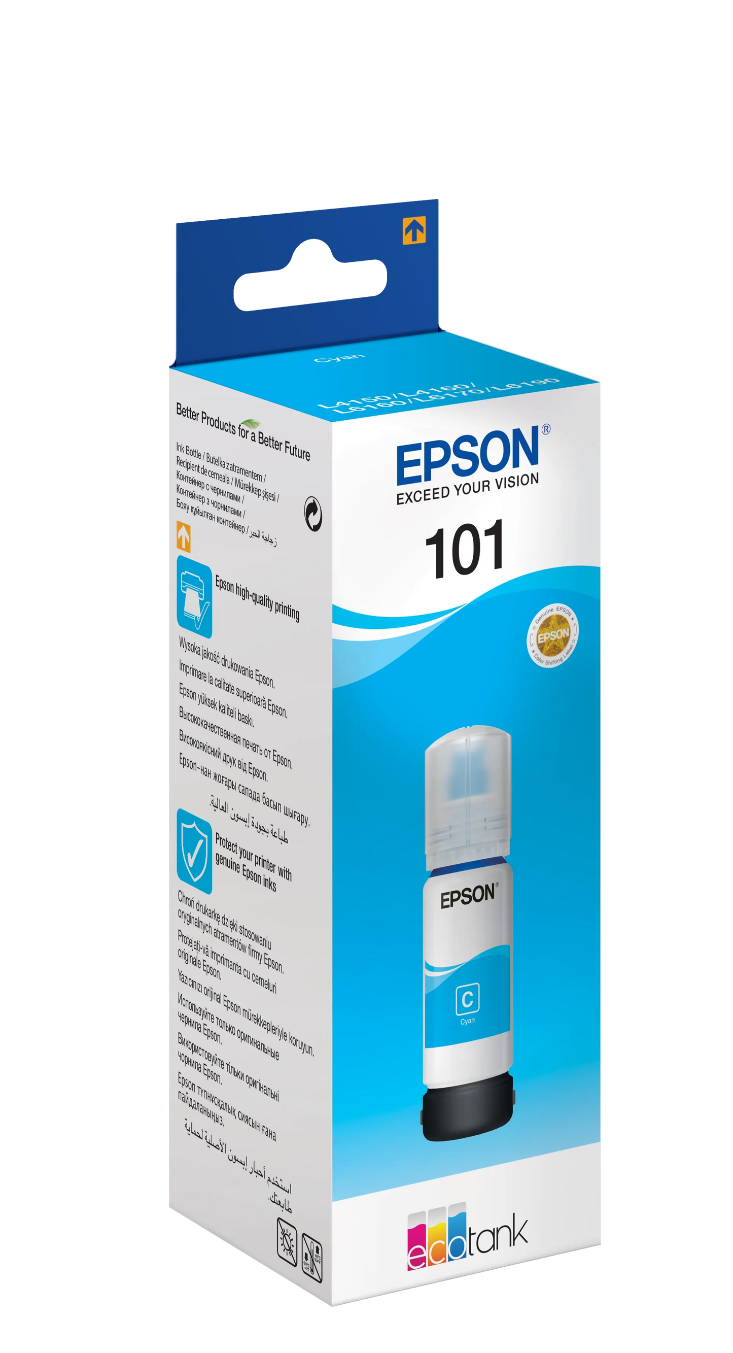 Epson 101 Ecotank Cyan ink bottle (70ml)