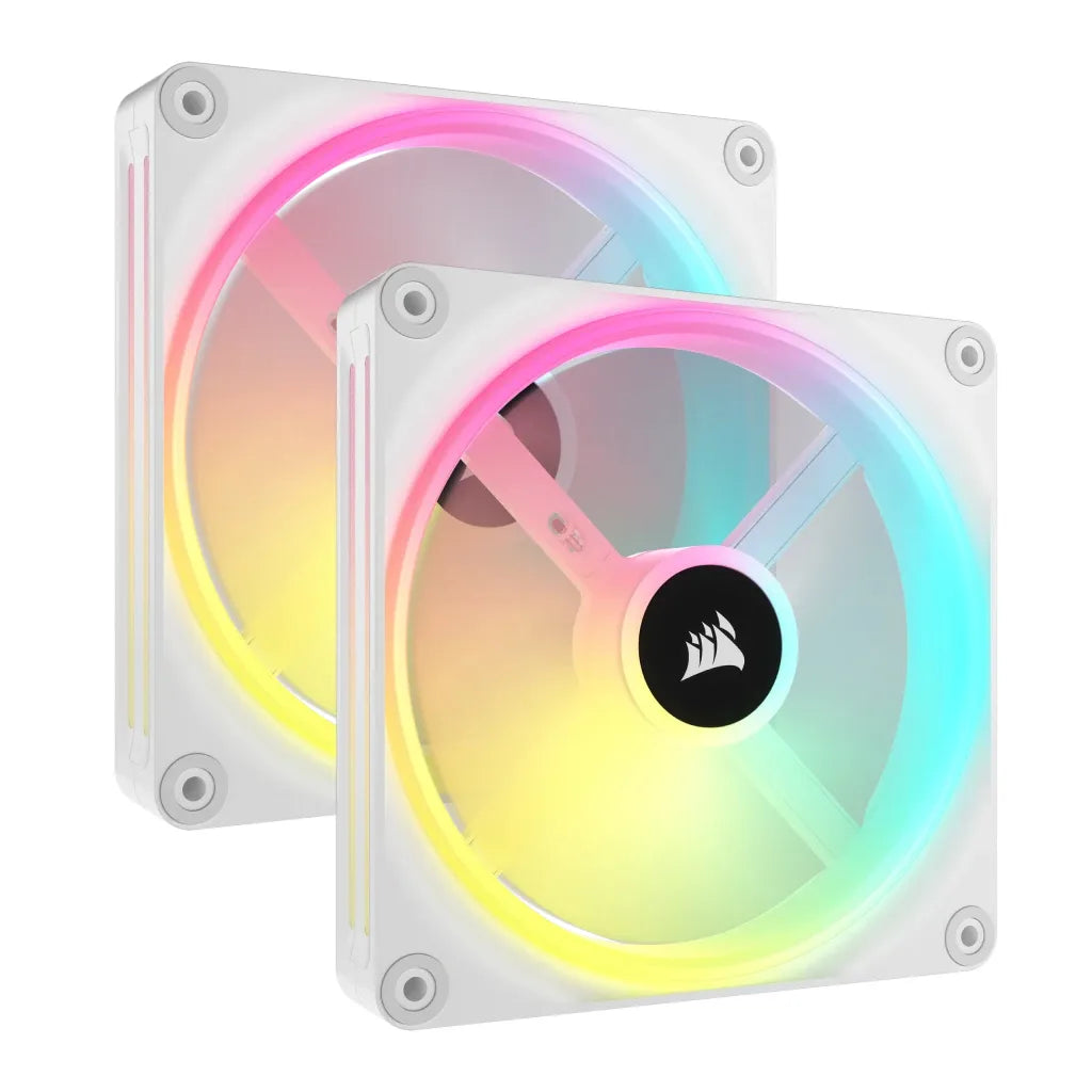 Corsair iCUE LINK QX140 RGB 140mm PWM Fans Starter Kit - White