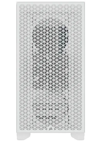 3000D AIRFLOW White Mid-Tower PC Case; 2x 3.5'' |  2x 2.5'' Drive Bays; Up to 360mm Radiator compatible; 2x 120mm fan incl