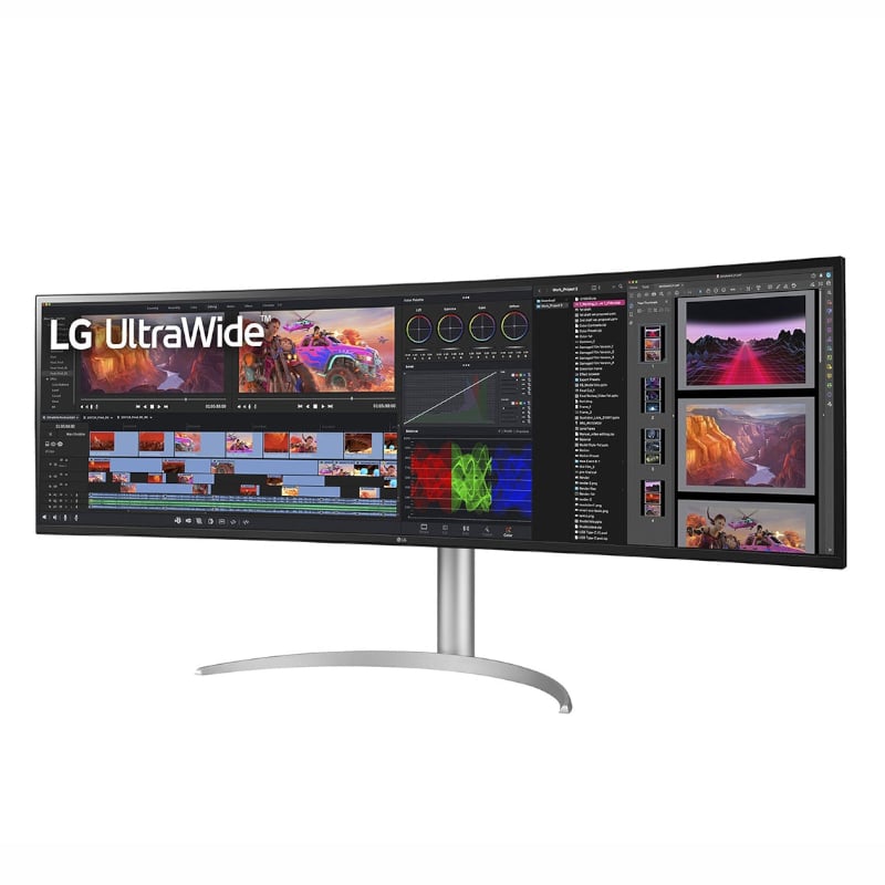 LG 49" UltraWide Dual QHD Curved Monitor with HDMI and USB-C