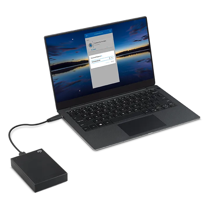 Seagate STKZ5000400 One Touch 5TB; 2.5''; USB 3.0; External HDD - Black; Includes Seagate Rescue data recovery service; 3 Year W