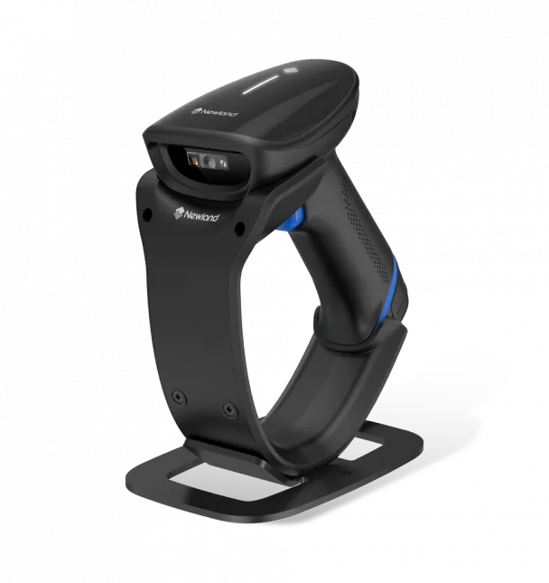 Newland HR23 Dorada 2D CMOS Bluetooth Handheld Reader with 2 mtr. Straight USB cable and communication/charging cradle