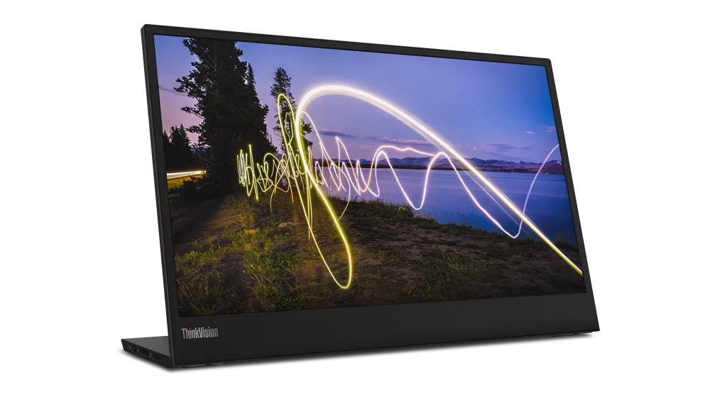 LENOVO ThinkVision M15 | 15.6'' FHD IPS |Non-Touch Portable Monitor|Anti-Glare|2x USB-C Gen1|BLACK|VESA MOUNT
