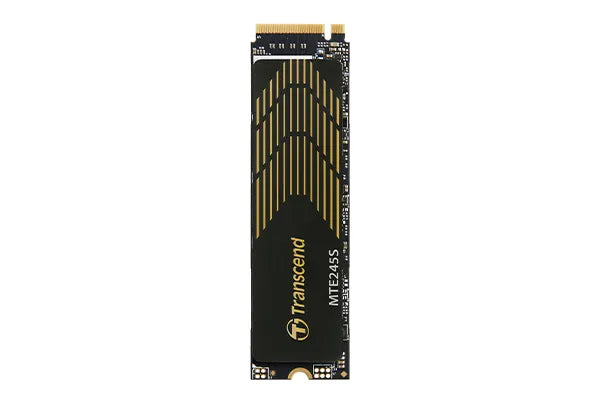 TRANSCEND 500GB MTE245S PCI-E  GEN 4X4 M.2 NVMe 2280 SSD 3D TLC - 4800 MB/s Read 4000 MB/s Write - 300 TBW