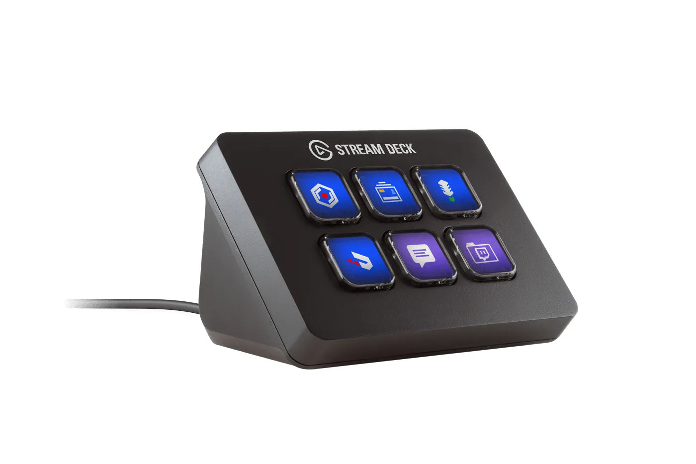 Elgato Stream Deck Mini- Live Content Creation Controller with 6 customizable LCD keys; adjustable stand; 10GAI9901