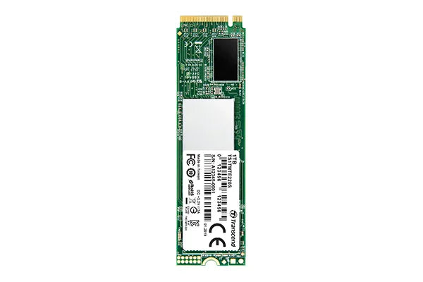 TRANSCEND 256GBMTE220S PCI-E GEN 3x4 NVMe M.2 2280 SSD 3D TLC with DRAM cache - 3300 MB/s Read 1250 MB/s Write - 550 TBW