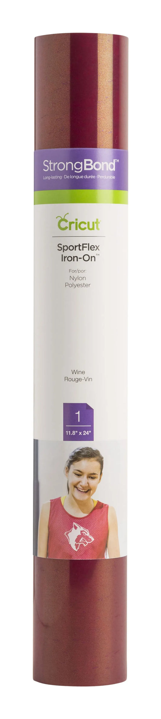 2004427 - Cricut Sportflex Iron-On 29X60cm (Wine)