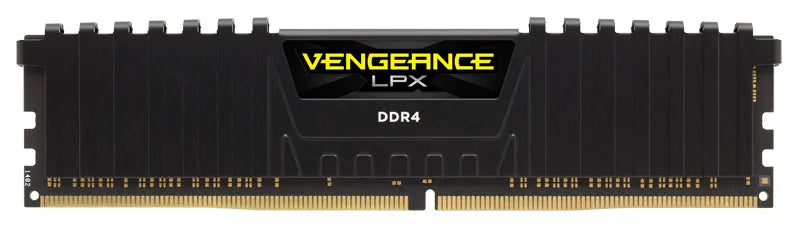 Corsair VENGEANCE® LPX 16GB (2 x 8GB) DDR4 DRAM 3200MHz C16 Memory Kit; 16-20-20-38; 1.35V; Black