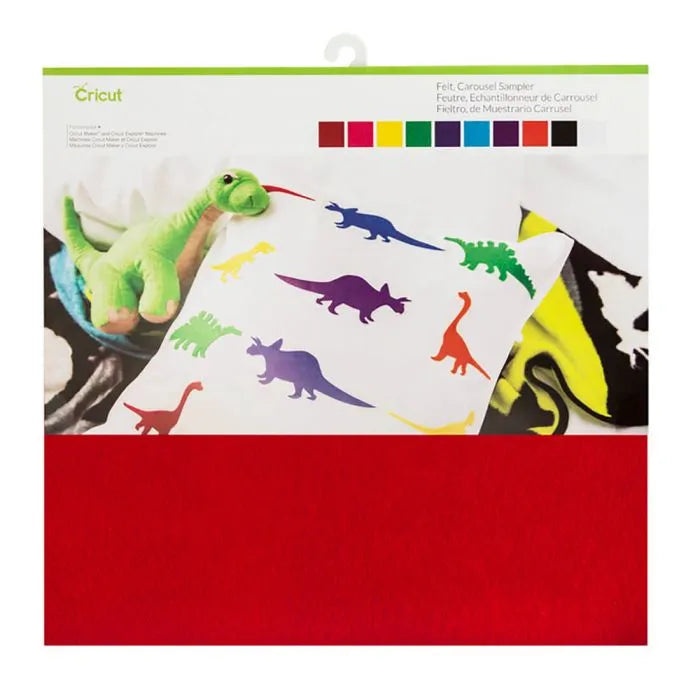 2003830: Cricut Felt 10 Sheet Sampler 12X12'' (Carousel)
