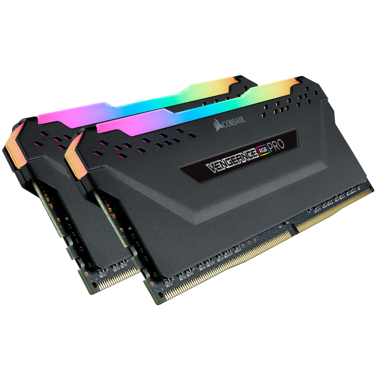 Corsair VENGEANCE® RGB PRO 16GB (2 x 8GB) DDR4 DRAM 3600MHz C18 Memory Kit; 18-22-22-42; 1.35V; Black.